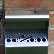 Cendrier mural extérieur en inox