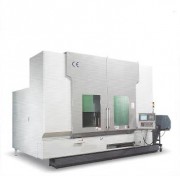Centre d'usinage à banc fixe horizontal à deux tables