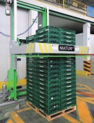 Cercleuse automatique horizontale de palettes mobile