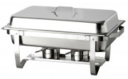 Chafing dish rectangulaire pliable