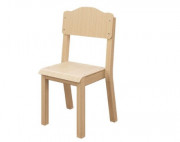 Chaise adulte galbée pour crèche