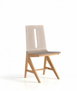 Chaise cantine en bois avec appui sur table - Taille 6