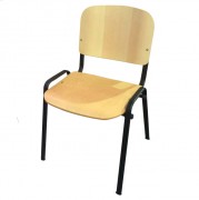 Chaise bois empilable