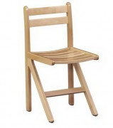 Chaise cantine scolaire appui sur table en hêtre massif CYRENE - T6 - Vernis naturel ou laqué