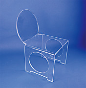 Chaise Chauffeuse en Plexiglas