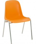 Chaise coque plastique empilable