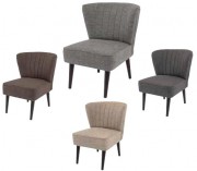 Chaise de restaurant rembourrée en tissu