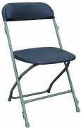 Chaise pliante - Hauteur assise : 45 cm – En polypropylène –  Finition époxy
