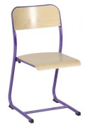 Chaise scolaire à appui sur table