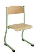 Chaise scolaire avec appui sur table