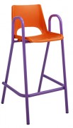 Chaise scolaire haute coque plastique