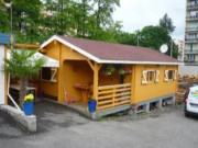 Chalet de Jardin en madriers contrecollé 