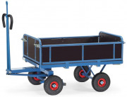 Char a bras 3 ridelles amovibles, avec oeillet de traction