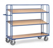 Chariot à 3 plateaux inclinables