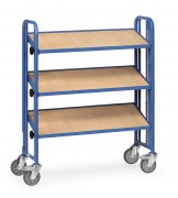 Chariot à 3 plateaux réglables