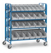 Chariot à bacs plastique