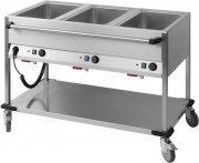 Chariot bain-marie horizontal