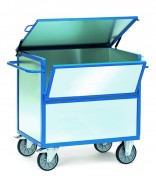 Chariot caisse en tôle