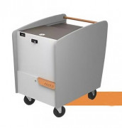 Chariot connecté compact pour tablettes et ordinateurs portables