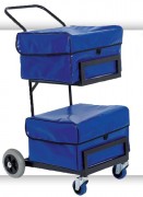 Chariot courrier à 2 paniers