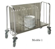 Chariot d'assiettes