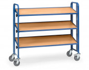 Chariot à bacs - 3 plateaux - Charge 250 kg