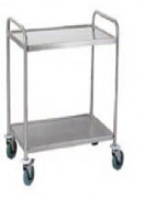 Chariot de service professionnel en inox