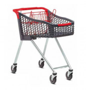 Chariot de supermarché avec ou sans support