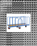 Chariot de transport charge longue - Capacité 500 kg - Dimension plateau 180 x 80 cm