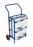Chariot distribution journaux publicité