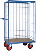 Chariot grillagé à plateaux