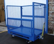 Chariot grillagé - 6 m³ - Angle à 22, 45 et 90 degrés