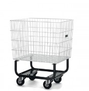 Chariot grillagé ergonomique