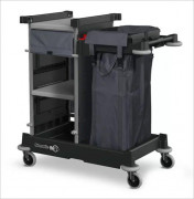 Chariot femme de chambre compact - 1 sac 100L