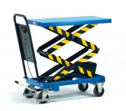 Chariot hydraulique à plate-forme élévatrice - Charge 300 à 500 kg - Levée de 435 à 1585 mm