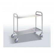 Chariot inox room service - 2 ou 3 étagères - Capacité 250 kg max.