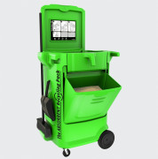 Chariot mobile recycleur absorbant - Dimensions de la machine H x L x P : 1111 x 796 x 651 mm