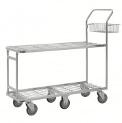 Chariot panier de magasin