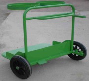 Chariot double porte sac poubelle