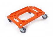 Chariot pour bac Euronorm - 250 à 300 kg