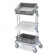 Chariot pour bacs de montage