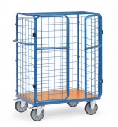 Chariot pour colis à portes battantes