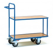 Chariot préparateur de commande à 2 plateaux