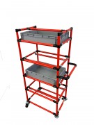 Chariot roulant 4 niveaux