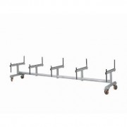 Chariot transport et stockage de cadres en PVC