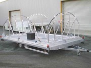 Chariot transport pavillon d’avion