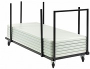 Chariot transport table rectangulaire