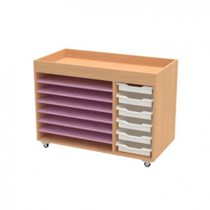 Chariots à peinture pour crèche