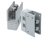 Charnières pour portes va et vient - Avec ou sans blocage à l'ouverture à 90° - En inox ou composite