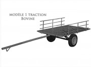 Charrette agricole - A traction animale